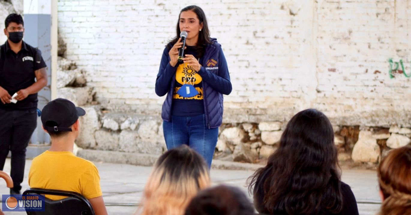 Las cosas sólo caminan bien, sí hacemos equipo por Michoacán: Norma Adriana Magaña 