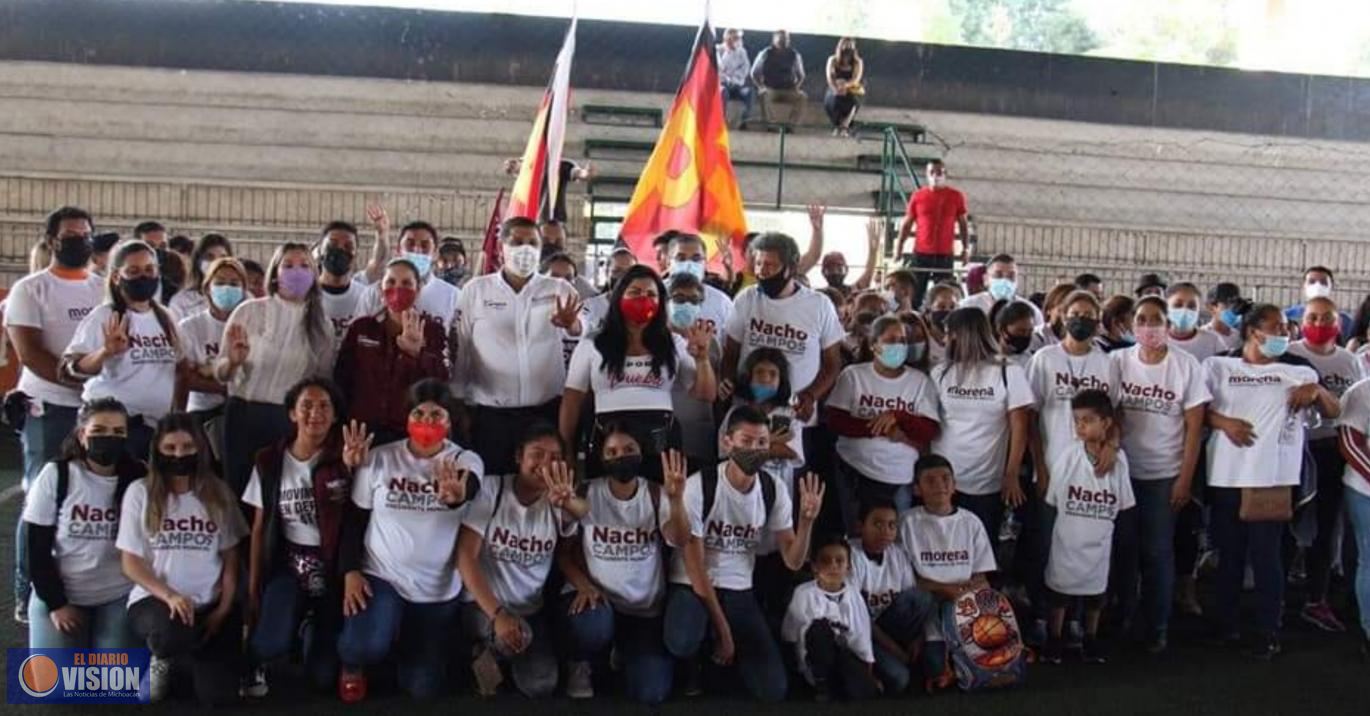 Nacho Campos suma a su campaña a más de 100 ex militantes de la coalición PRI-PAN-PRD 
