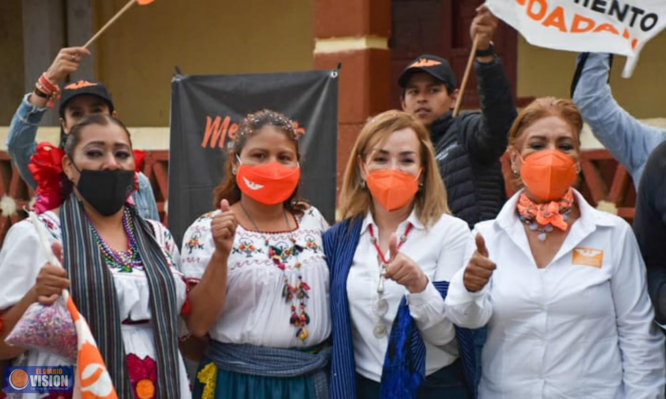 La fuerza de Michoacán está en nuestros pueblos originarios: Mercedes Calderón 