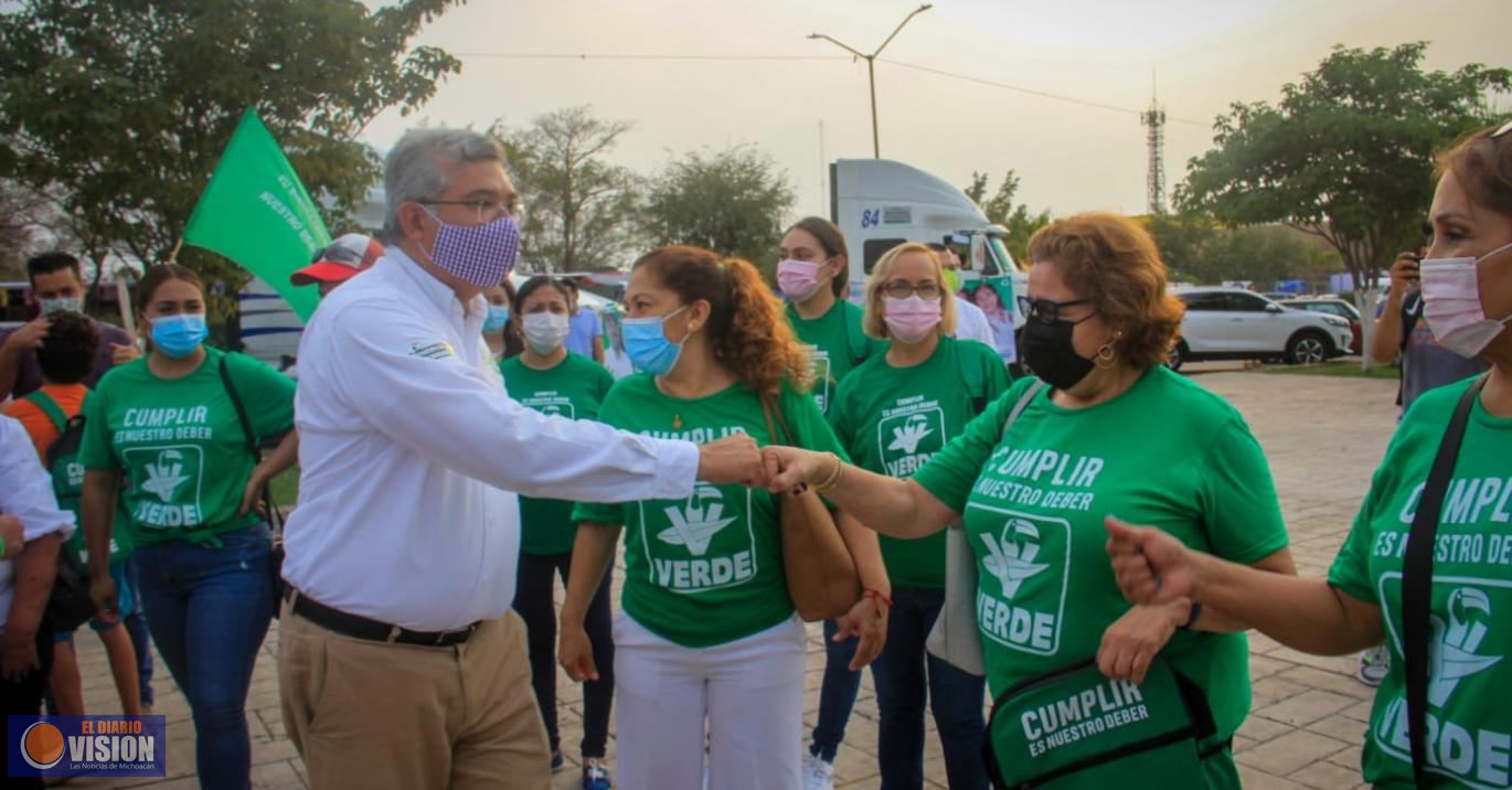 Concluye Magaña de la Mora gira por región Sierra-Costa de Michoacán