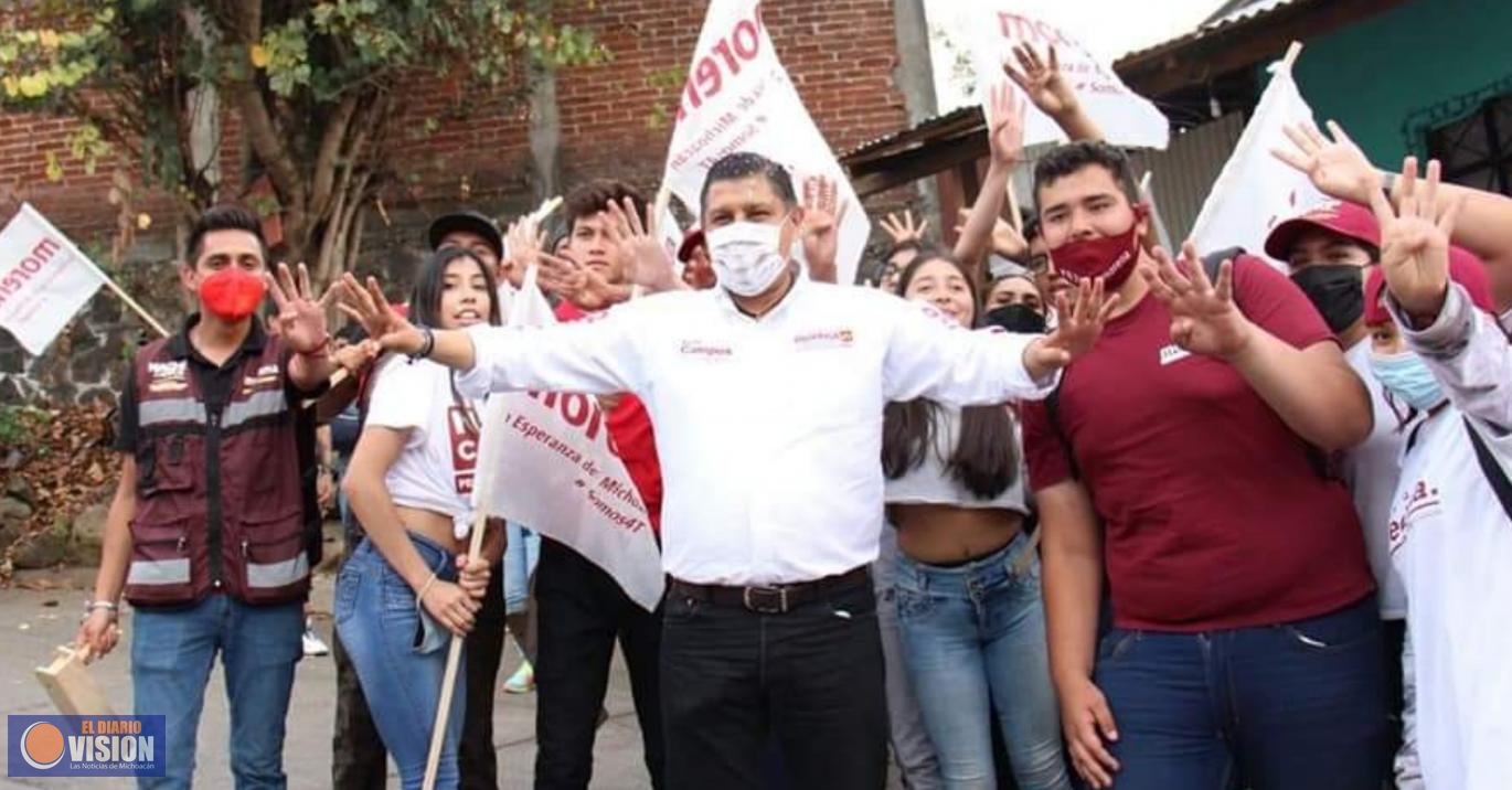  Nacho Campos destaca importancia de que a Uruapan llegue un gobierno honesto y transparente
