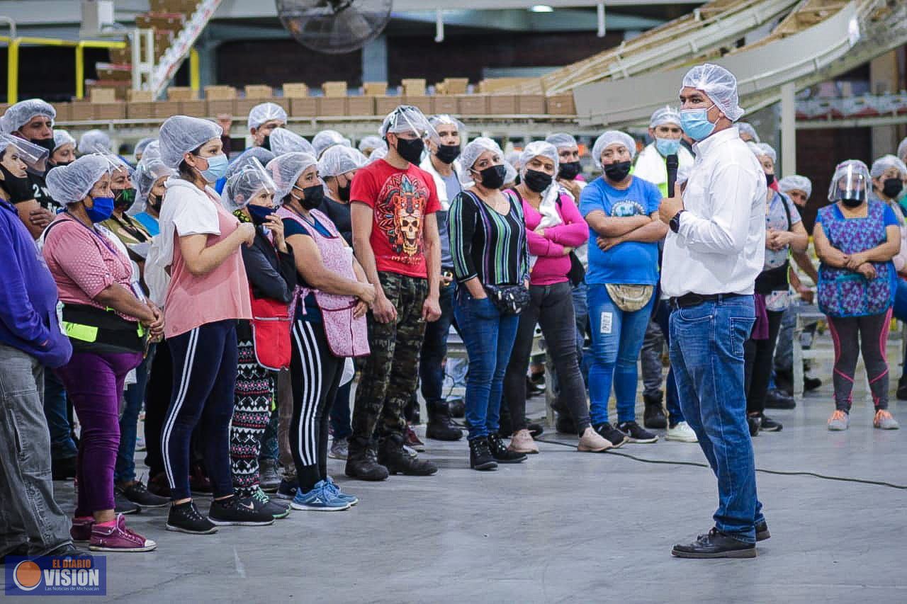 Visitó Miguel Paredes Frutival y La Bonanza para compartir su proyecto rumbo a la alcaldía