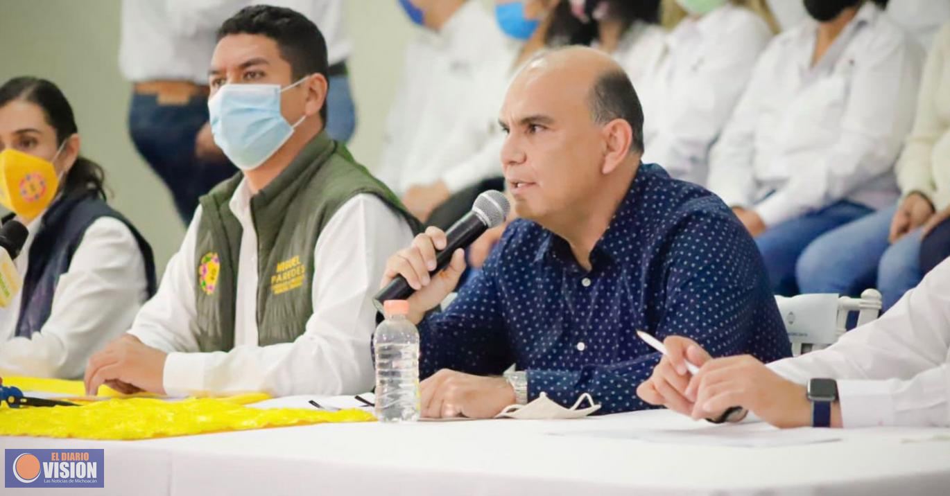 Rafa Ortiz y Reconstruyamos Juntos Uruapan van con Miguel Paredes rumbo a la Presidencia Municipal 