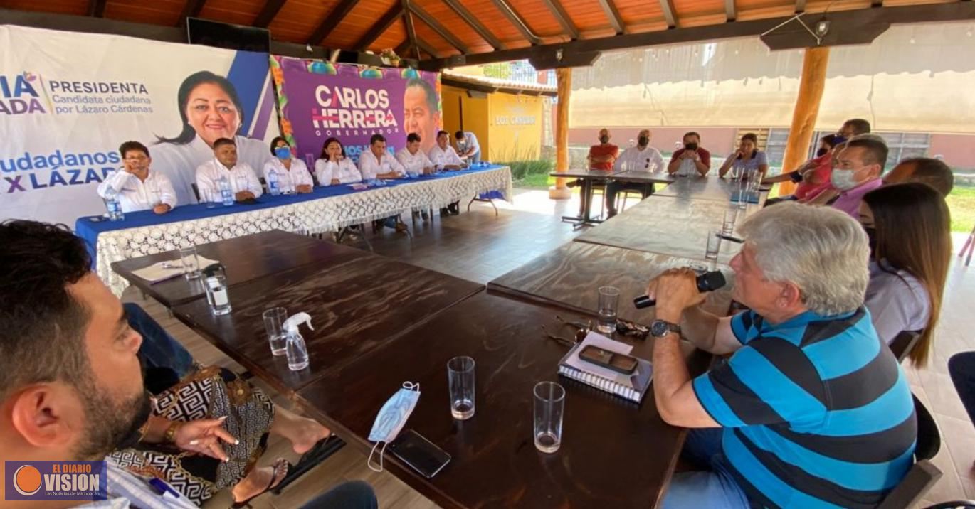 Obra pública municipal será para empresas de Lázaro Cárdenas: Silvia Estrada