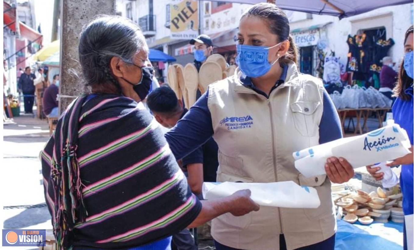Alma Mireya González, presentó sus propuestas de gobierno para impulsar el cambio en Quiroga