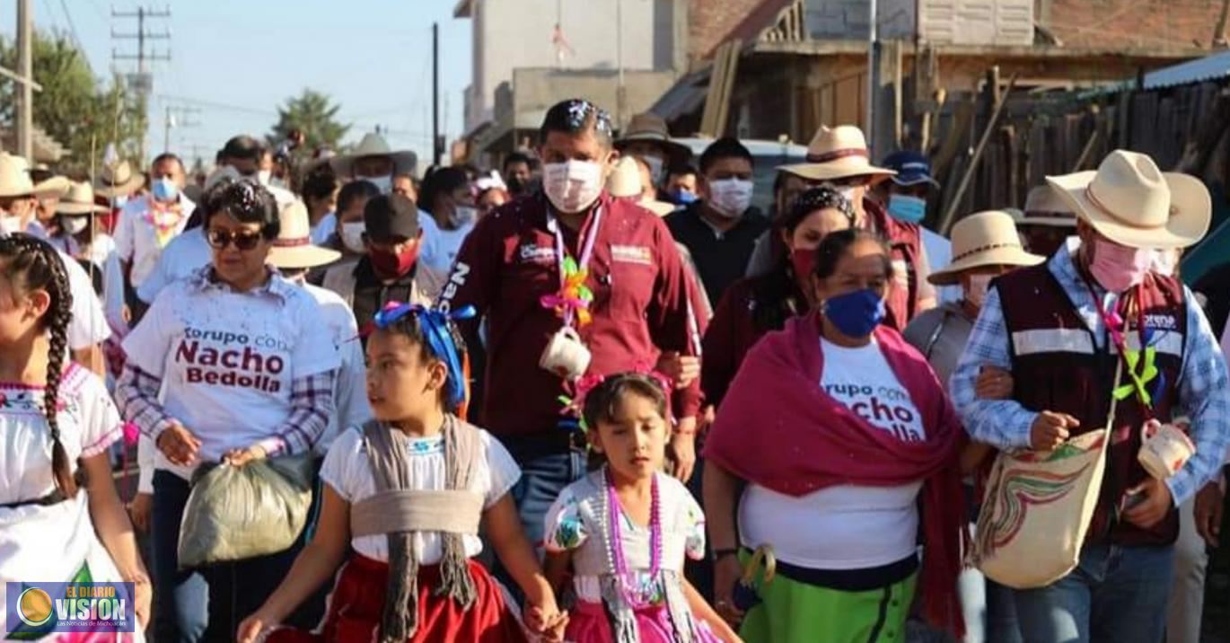En Corupo, cada día, más cerca, la 4T, afirma Nacho Campos 