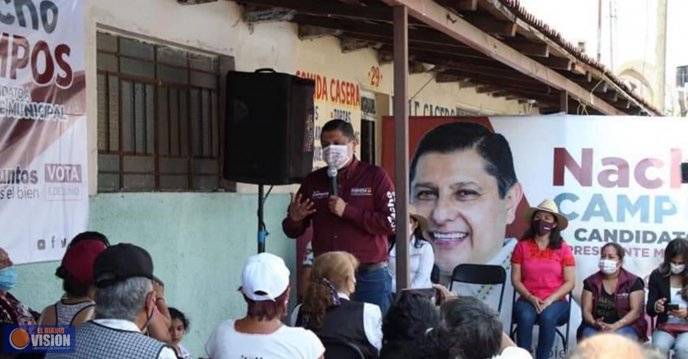 En puerta, la llegada de la 4T a Uruapan: Nacho Campos 