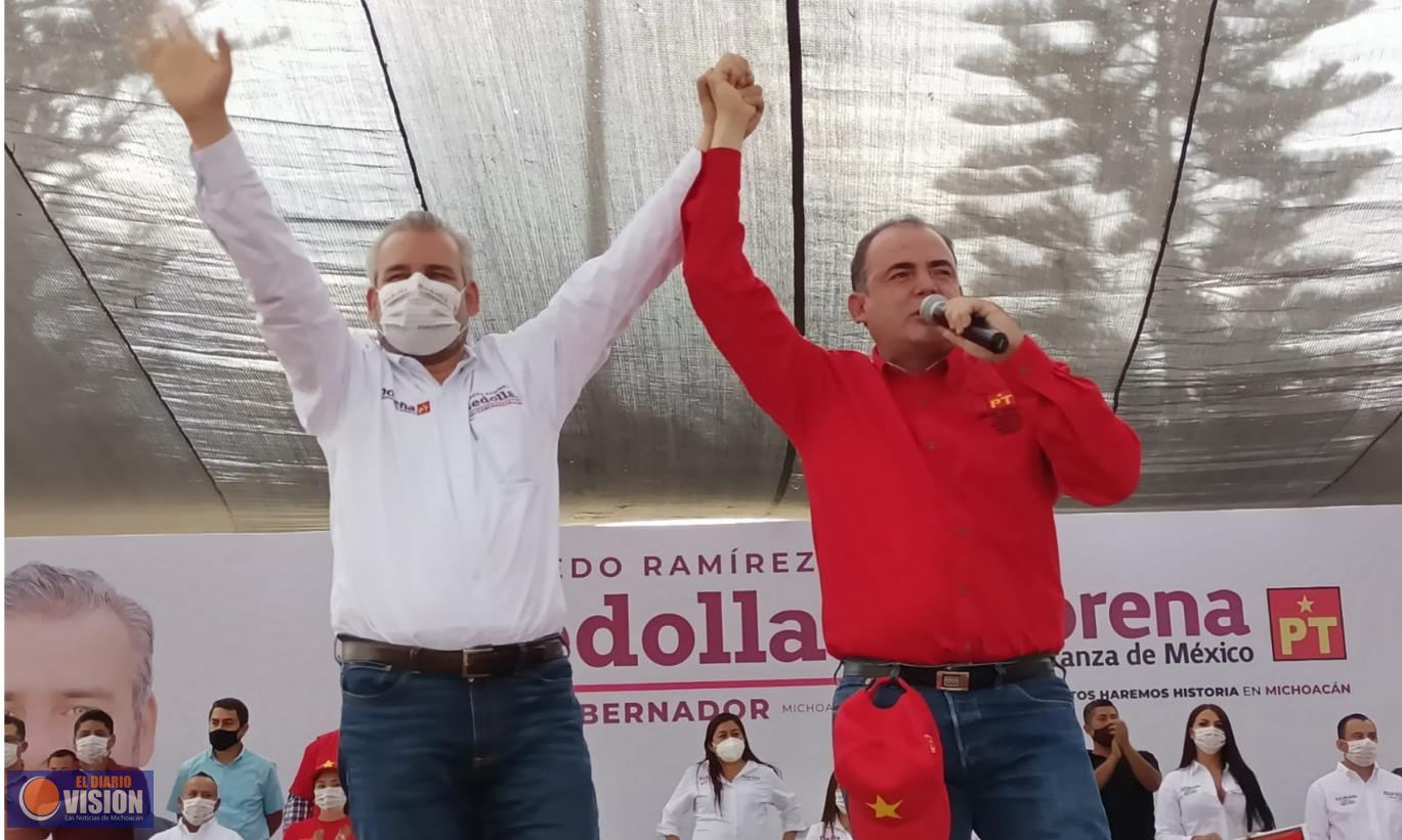 El mejor proyecto para sacar a Michoacán adelante es Alfredo Ramírez Bedolla: Baltazar Gaona 