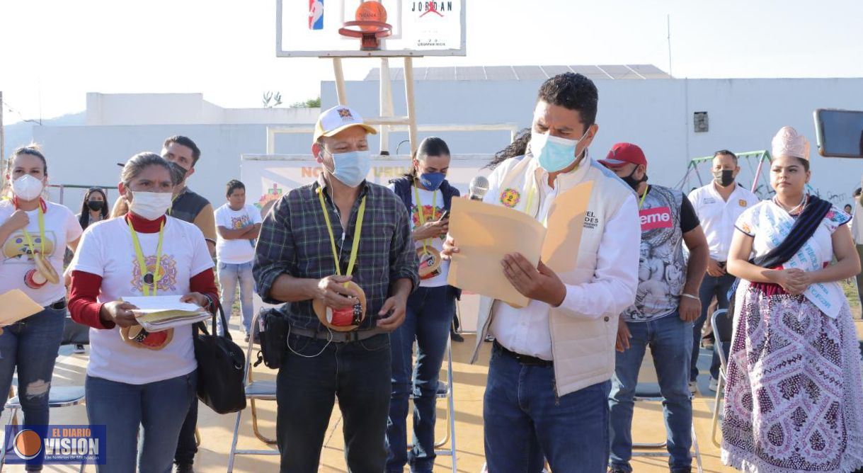 Miguel Paredes, llevará servicios públicos de calidad a las colonias de Uruapan 