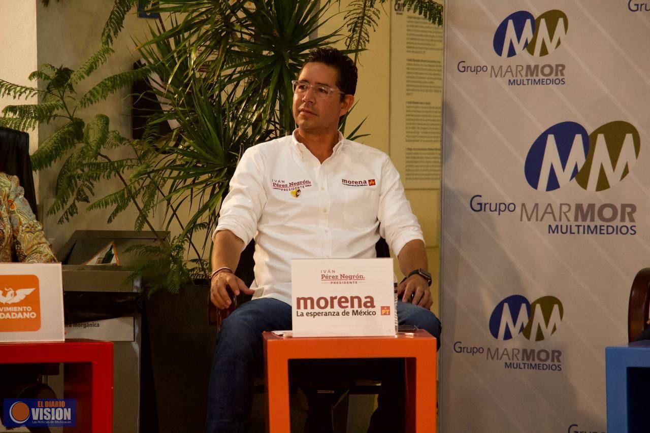 Una vez más Iván Pérez Negrón demuestra que es el candidato de las propuestas