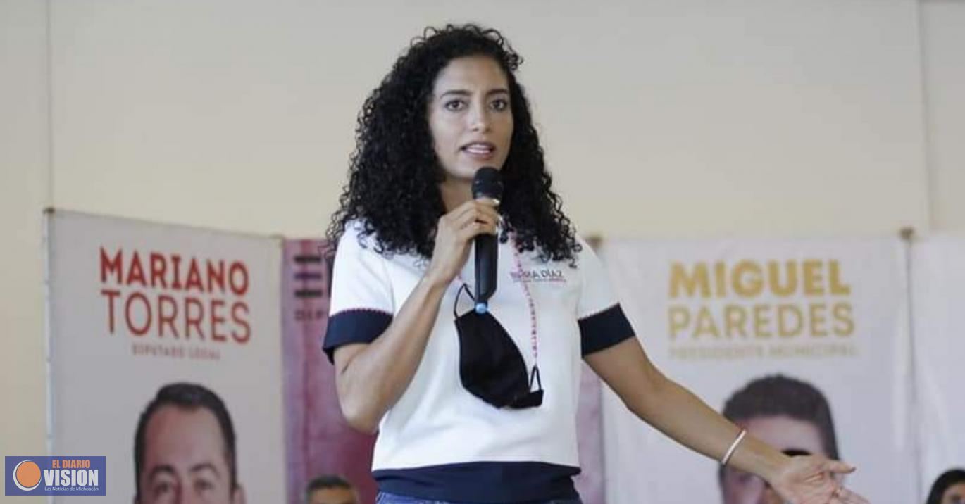 Gracias a diferentes sectores logramos salir adelante: Edna Díaz
