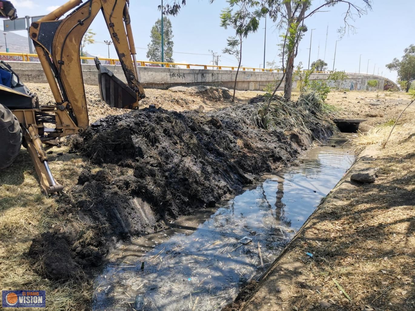 Brigada Interinstitucional retira 30 toneladas de basura en libramiento frente a Estadio Morelos