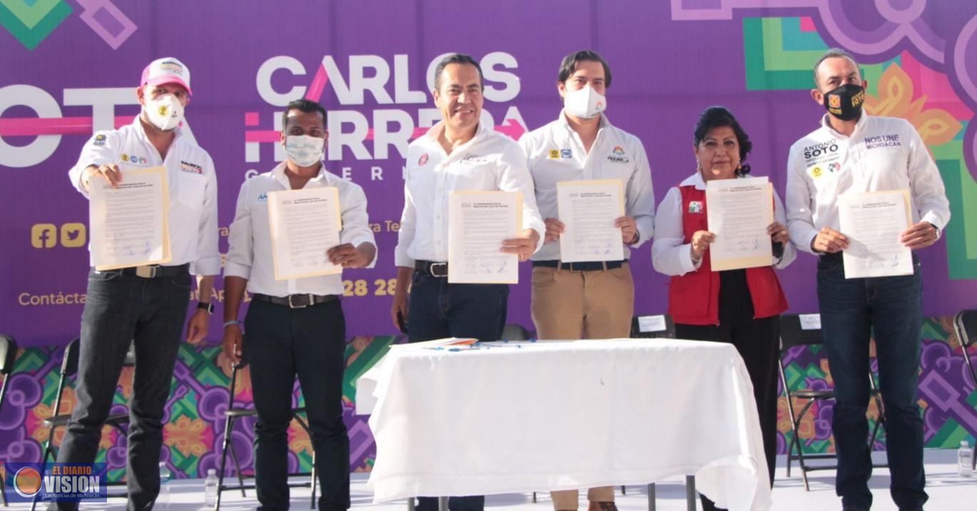 Se suma Mauricio Prieto a los 10 compromisos por el rescate del lago de Cuitzeo