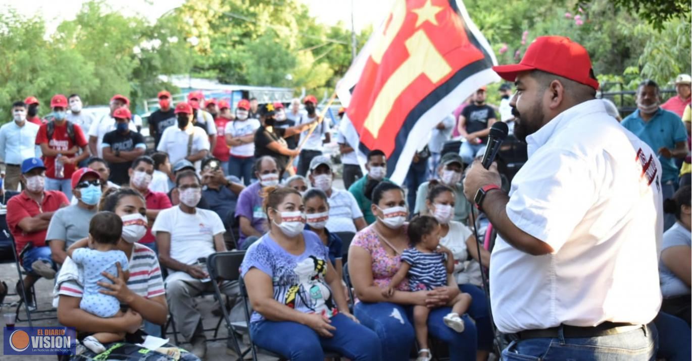 Llama Paco Huacus a votar sin miedo el 6 de junio por el PT-Morena-PVEM.