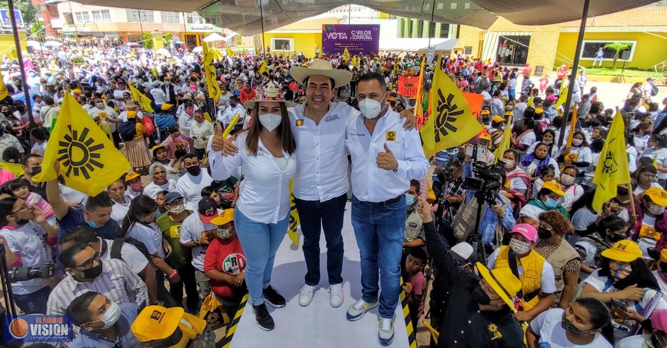 Luis Felipe León Balbanera, asegura que ganará 2 a 1 la elección en Zacapu
