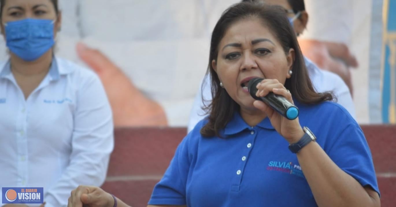 Guerra sucia no nos detendrá: Silvia Estrada
