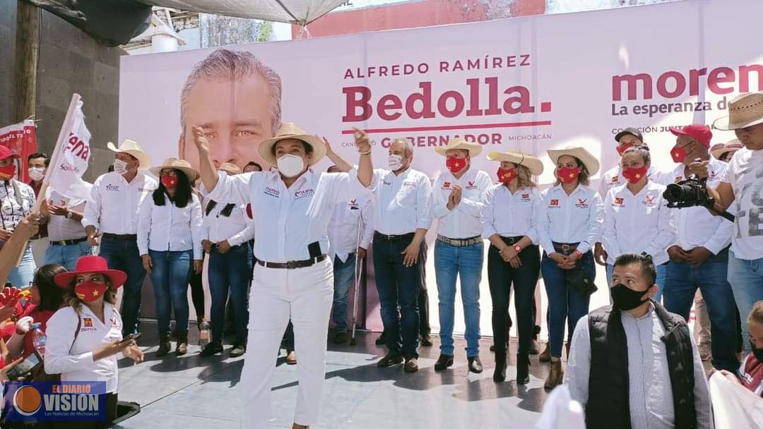 Vamos con todo a poner en alto la Cuarta transformación: María Chávez Pérez 