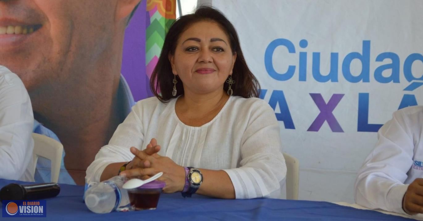 ¡Lázaro Cárdenas se va a pintar de azul!: Silvia Estrada