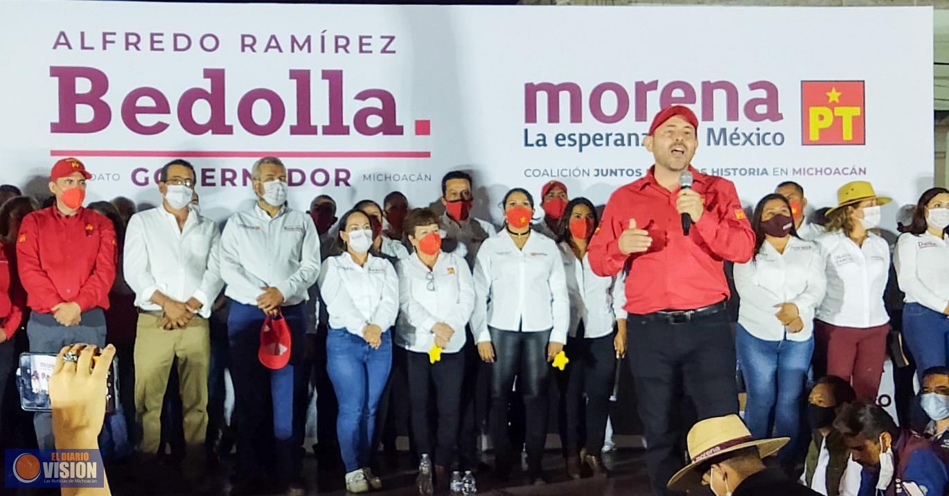 Con Alfredo Ramírez Bedolla, se notará la transformación de Tarímbaro: Eric Gaona