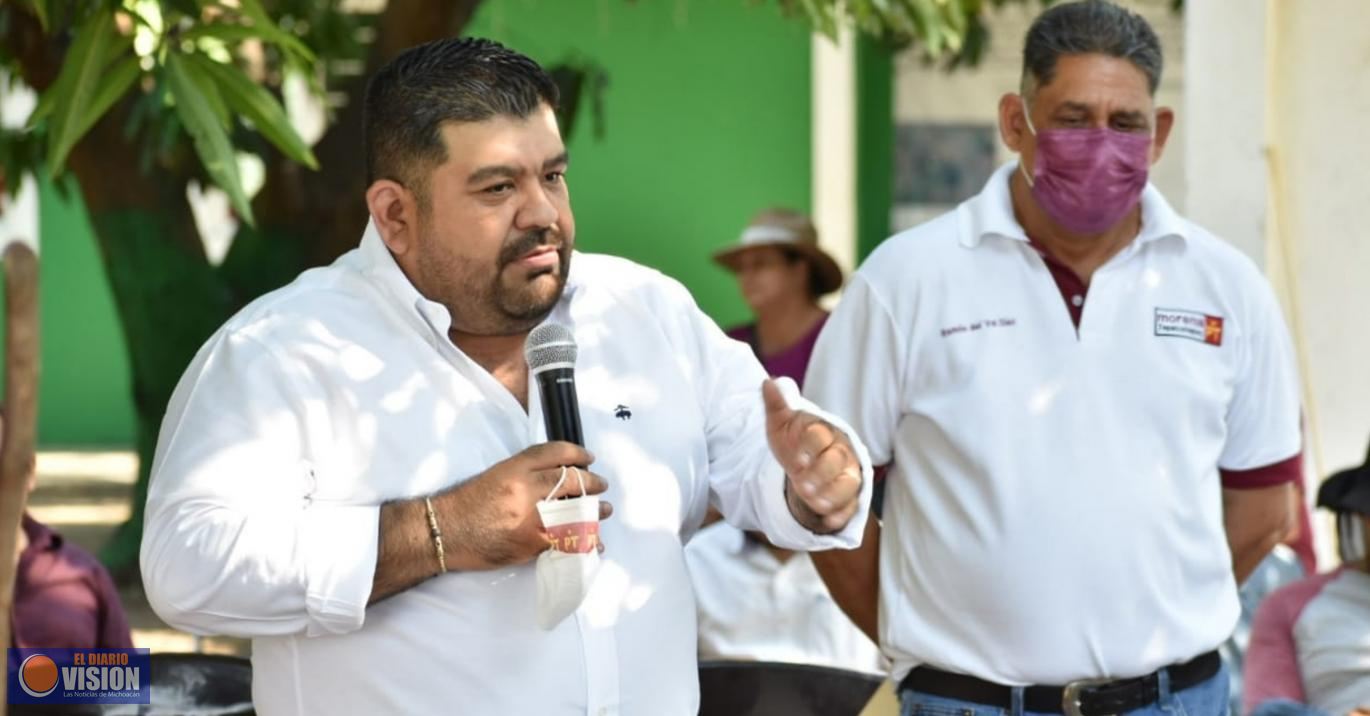 La confianza en la transformación se respaldará con votos: Paco Huacus
