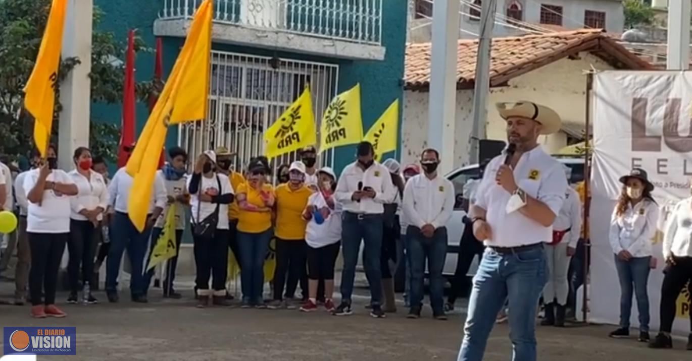 Planilla ciudadana y trabajadora, fórmula para ganar alcaldía de Zacapu: Luis Felipe León Balbanera