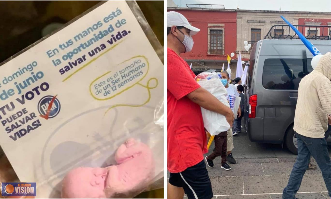 Sobornos, despensas y fetos de plástico: las campañas no escaparon a la polémica