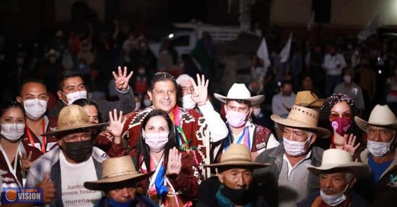 Comunidades indígenas, ven llegada de Nacho Campos, a la alcaldía de Uruapan 