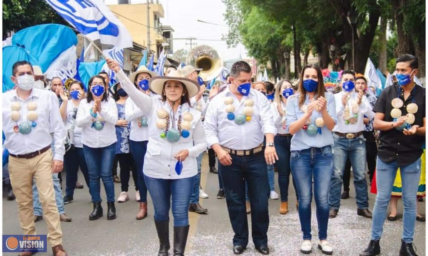 Los quiroguenses ya decidieron y están con esta planilla ganadora: Alma Mireya González 