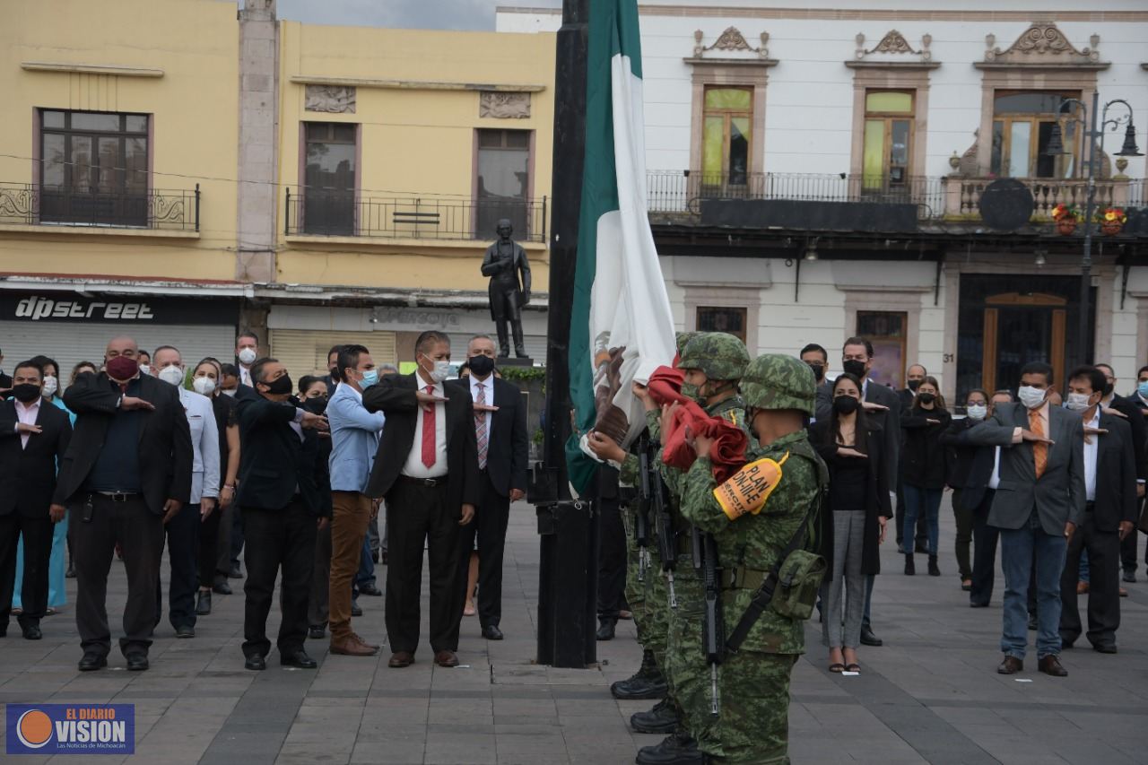 Gobierno de Morelia, conmemora CLX  aniversario luctuoso de Don Melchor Ocampo 