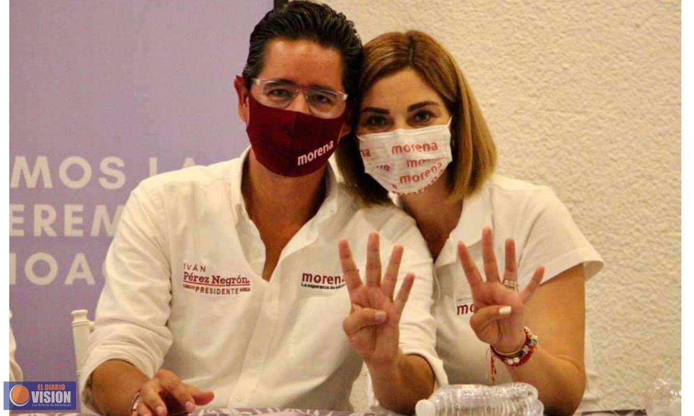 Iván Pérez Negrón, aventaja en contienda por Morelia 