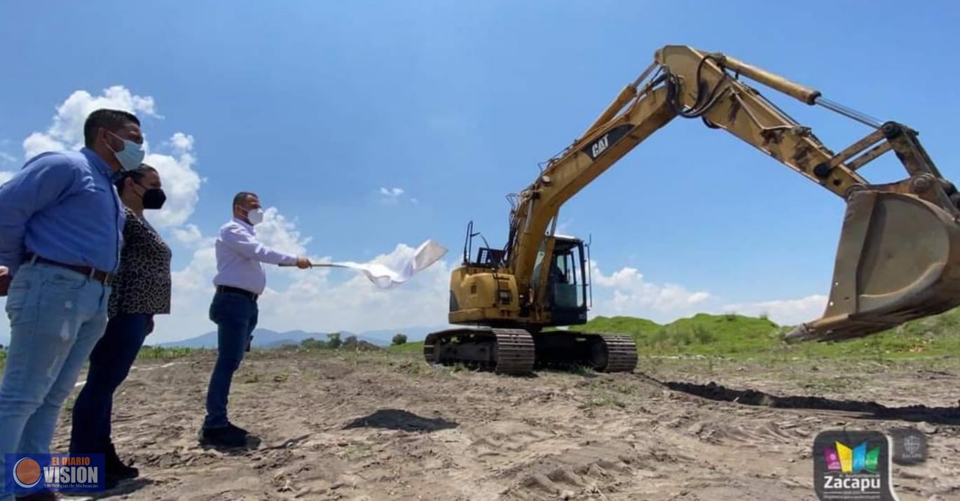Gobierno de Zacapu, inicia trabajos de construcción del nuevo rastro municipal
