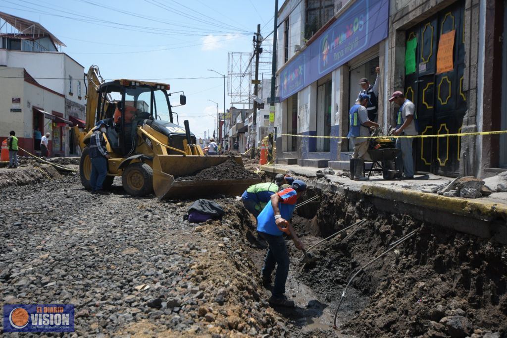 Gobierno de Morelia avanza con renovación de la Av. Lázaro Cárdenas