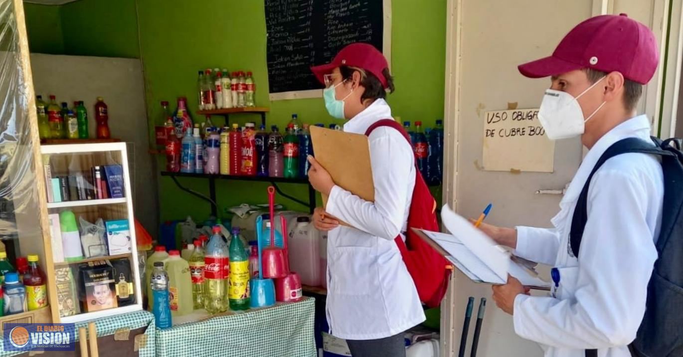 Mantiene Dirección de Salud cercos sanitarios en el municipio