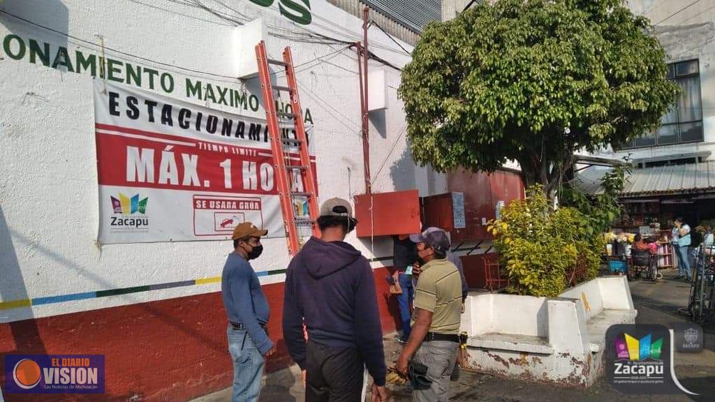 Gobierno de Zacapu, rehabilita instalaciones de mercados municipales