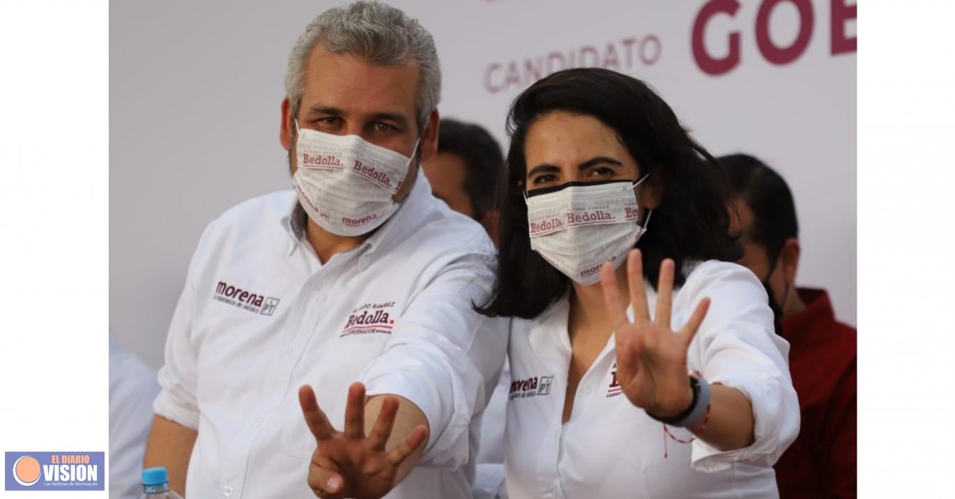 Con Bedolla se escribe una nueva historia de esperanza para Michoacán: Giulianna Bugarini 