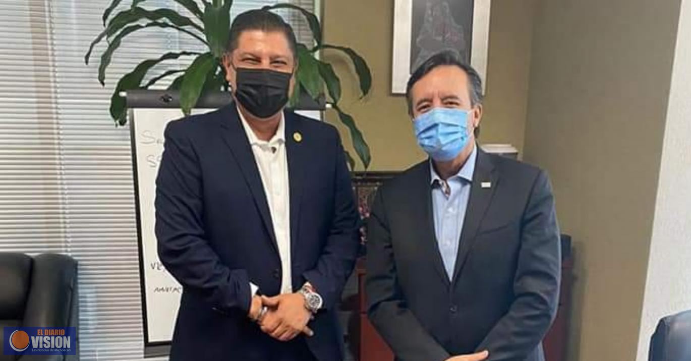 Nacho Campos, se reúne con subsecretario de la SHCP 