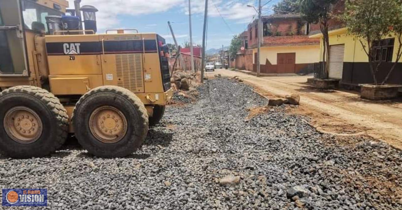 Rehabilitación de vialidades de Zacapu, prioridad para Luis Felipe León Balbanera