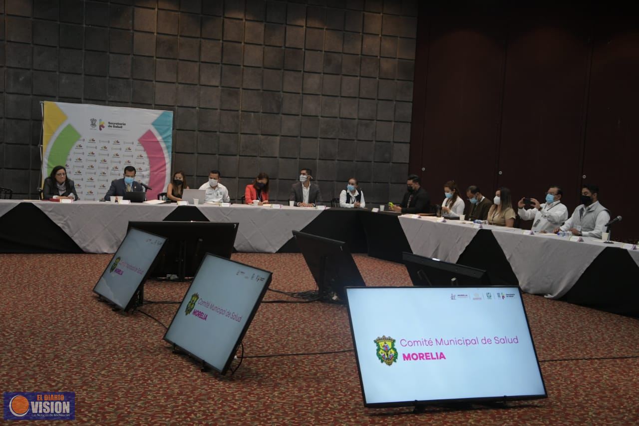 Comité Municipal de Salud Morelia aprueba apertura económica  comercial al 75%
