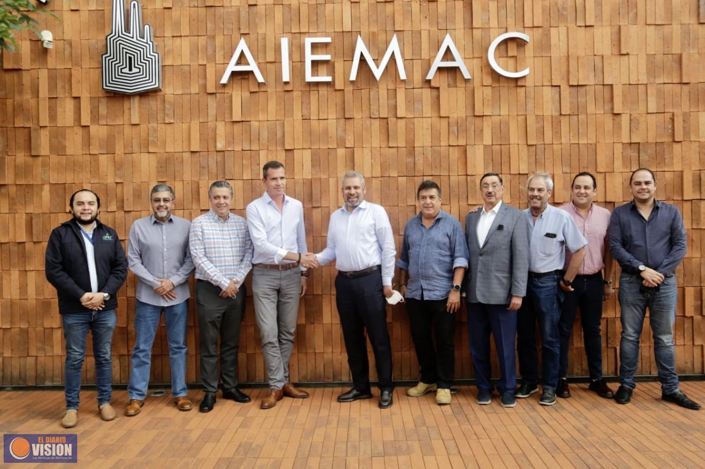 Dialoga Bedolla con cámaras empresariales para impulsar la reactivación económica