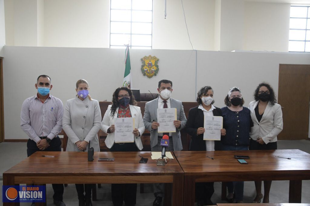 IMUJERIS y Comisión de Seguridad signan convenio para la prevención de la violencia de género