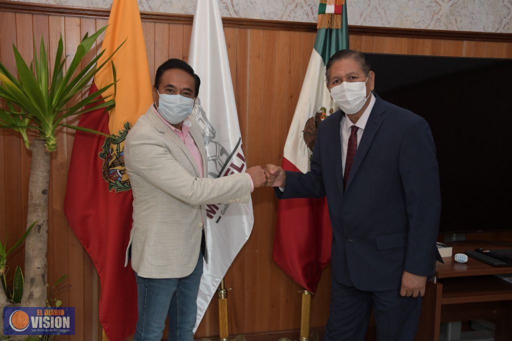 Se reúne Humberto Arróniz con el presidente municipal electo de Tlaxcala