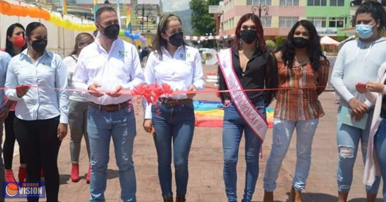 Inaugura Luis Felipe León Balbanera, actividades del Tercer Festival LGBTTTIQ+