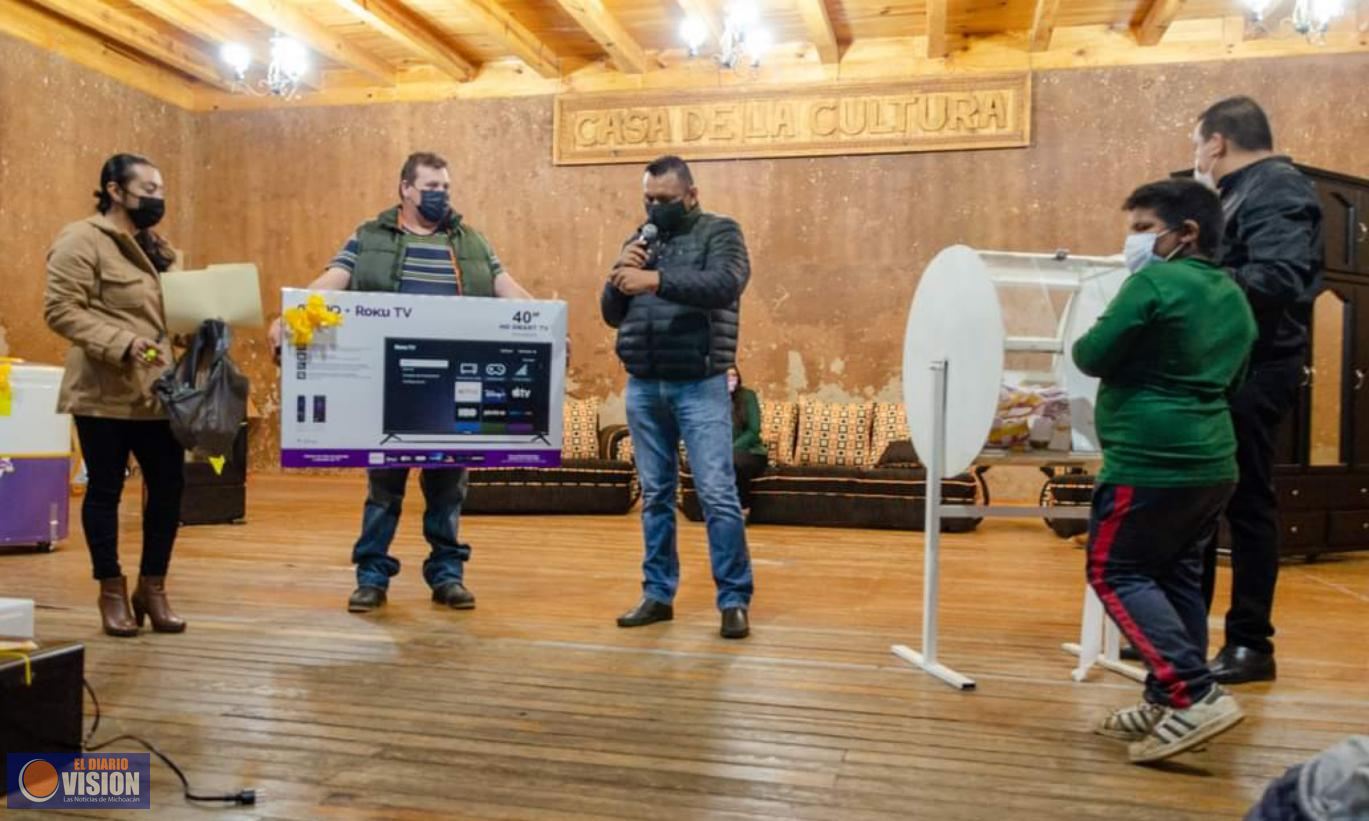 El Ayuntamiento de Tingambato realizó el sorteo 