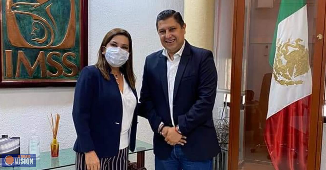 Nacho Campos, va por construcción de nuevo hospital