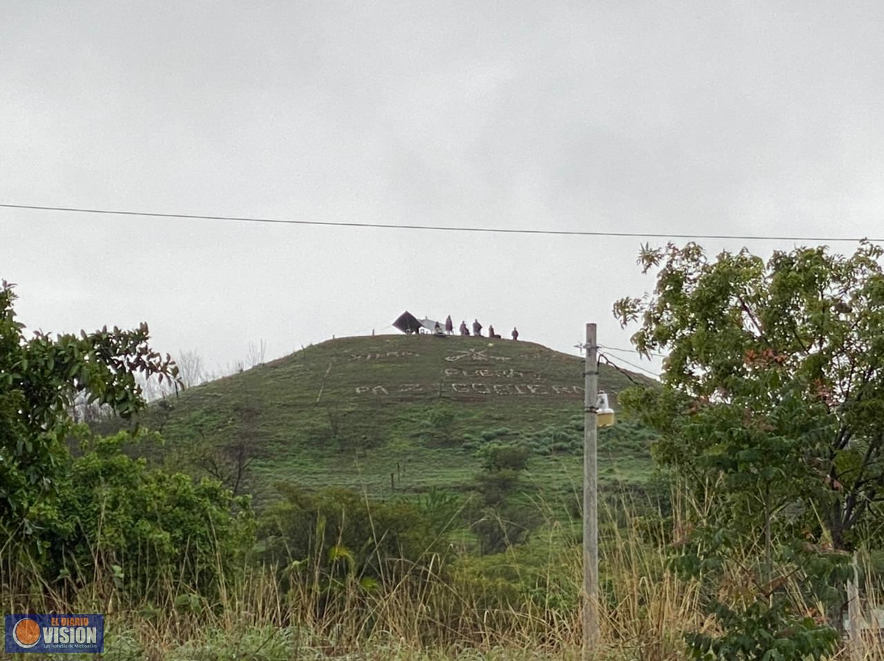 Este día se realizará una Marcha por la Paz en Aguililla