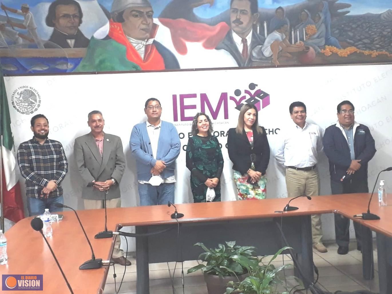 Instituto Electoral de Michoacán y Coalición Migrante,  suman esfuerzos