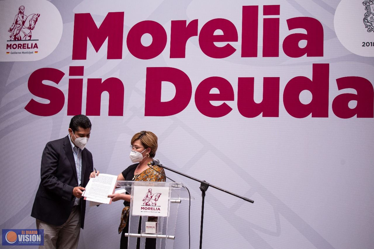 Gobierno de Morelia saldó deuda pública por primera vez en 29 años