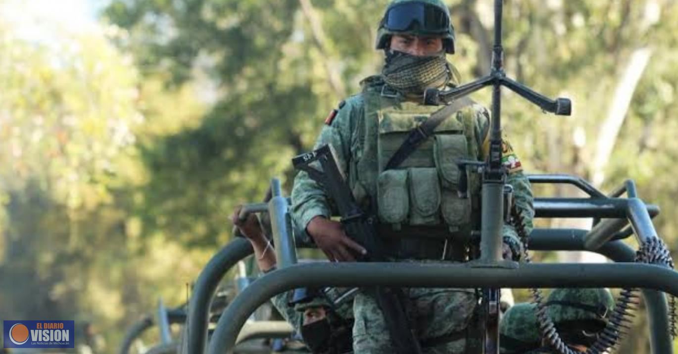 Imponente despliegue de fuerzas militares, llegan 700 elementos a Michoacán 