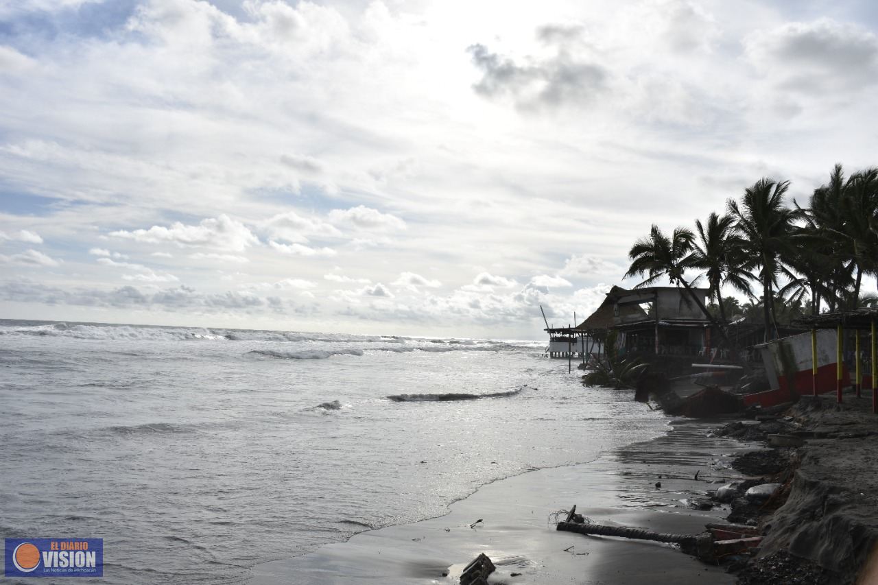 Alerta PCM nuevo mar de fondo en playas de Lázaro Cárdenas 