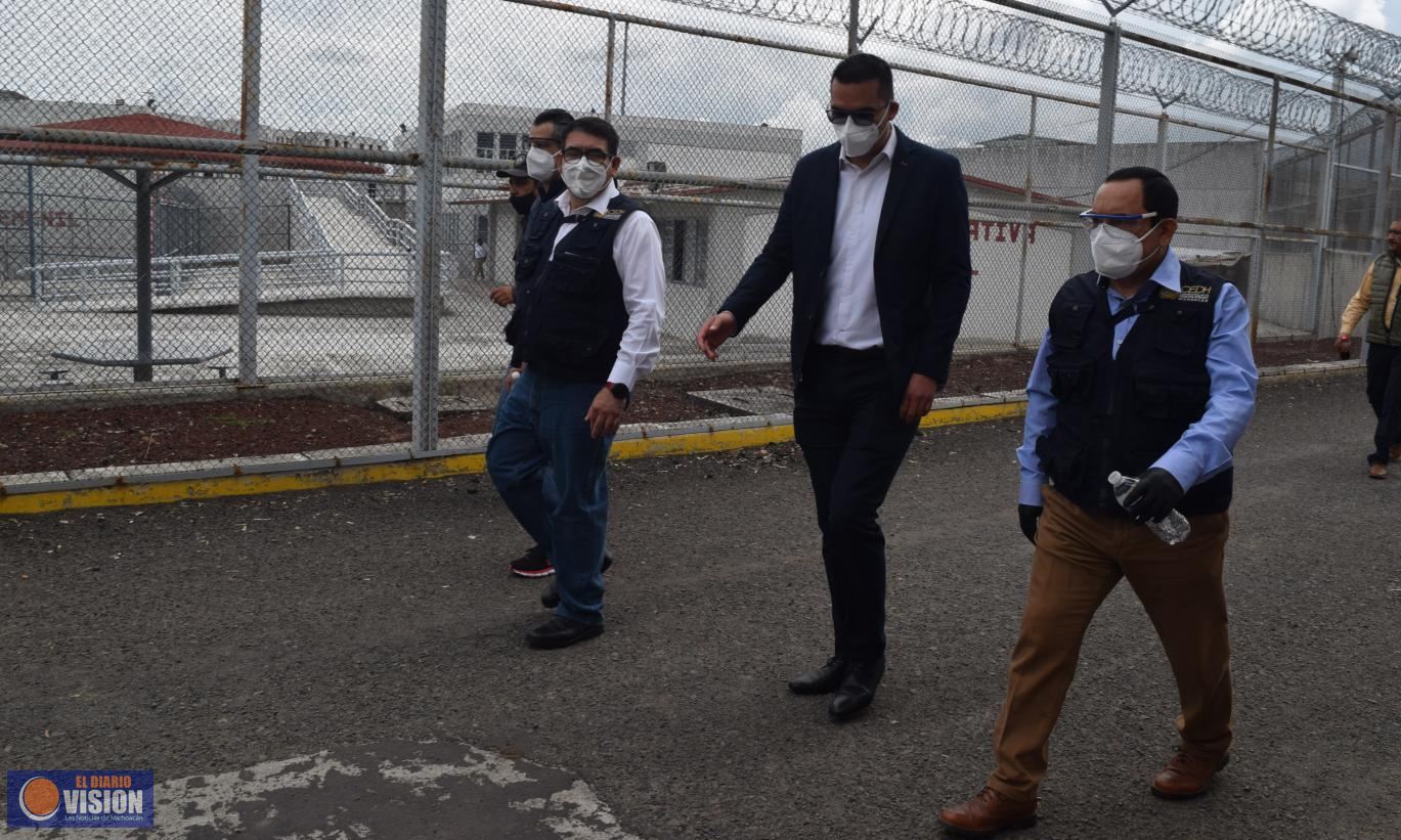 CEDH revisa Centro de Alta Seguridad 